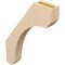 Ekena Millwork 3-inch W x 18-inch D x 24-inch H Legacy Rough Cedar Woodgrain TimberThane Knee Brace, Primed BRCUR03X18X24LECRCPR - alternate 6